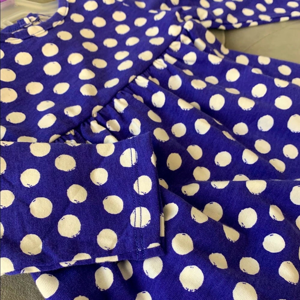 Purple Polkadot dress